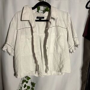 Ellen Tracy Cream Top